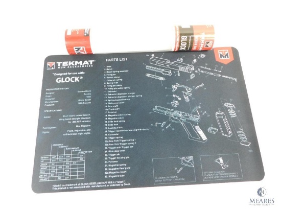 New 11x17 Tekmat Glock Schematic Gun Cleaning Mat