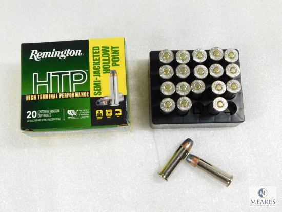 20 Rounds Remington .38 Special +P Ammo. 125 Grain Hollow Point