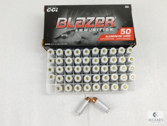 50 Rounds CCI Blazer 10mm Ammo. 200 Grain FMJ