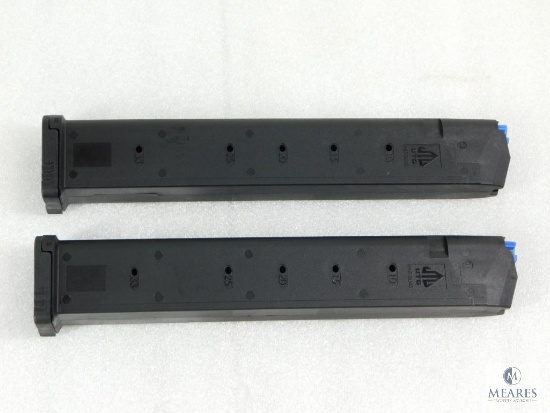Two New 30 Round 9mm Pistol Magazine Fits Glock 17,19,26,34 and Carbine Rifles