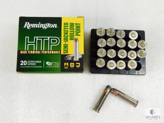 20 Rounds Remington .38 Special +P Ammo. 125 Grain Hollow Point
