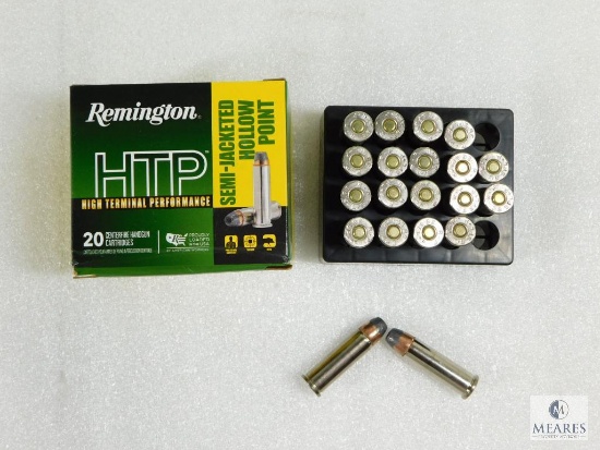 20 Rounds Remington .38 Special +P Ammo. 125 Grain Hollow Point
