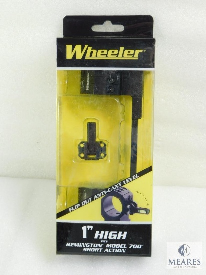 New Wheeler Precision 20 Moa One Piece Remington 700 Short Action Scope Mount and Scope Ring