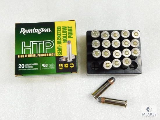 20 Rounds Remington .38 Special +P Ammo. 125 Grain Hollow Point