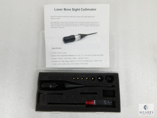 New Laser Rifle Boresighter For Mounting and Sighting in Rifle Scopes. Fits .17-.50 Caliber