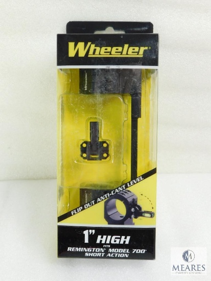 New Wheeler Precision 20 Moa One Piece Remington 700 Short Action Scope Mount and Scope Ring