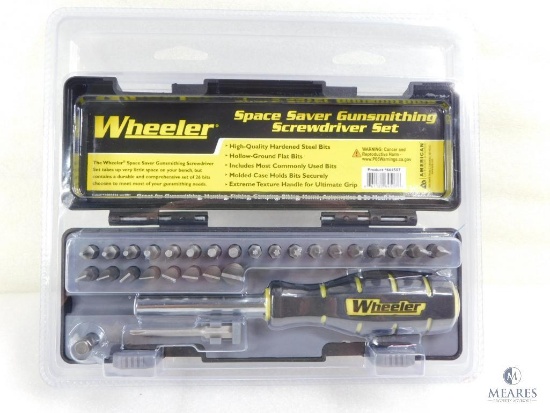 New Wheeler Gunsmith Screwdriver and Bit Set In Hard Case