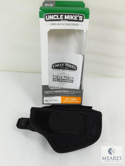 New Ambidextrous Uncle Mikes Holster With Mag Pouch