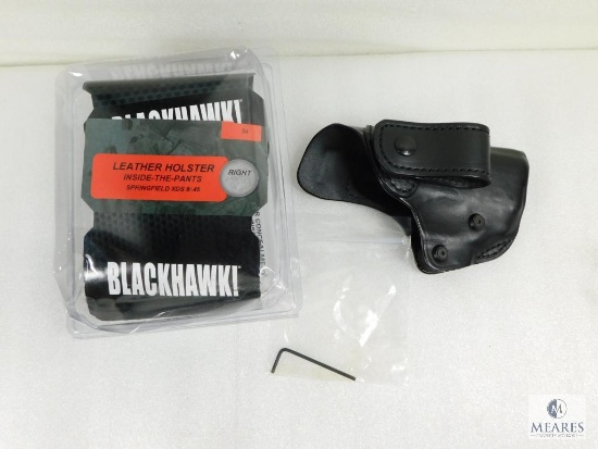 New Blackhawk Leather Inside Waist Holster Fits Springfield XDS 9/45
