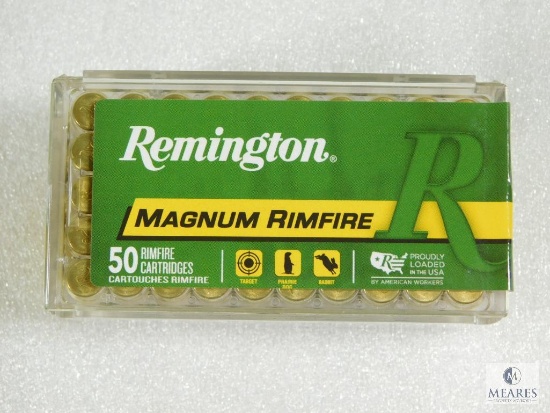 50 Rounds Remington .22 Magnum Ammo. 40 Grain Hollow Point