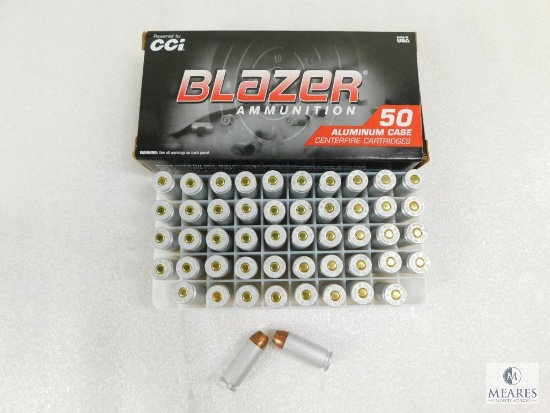50 Rounds CCI Blazer 10mm Ammo. 200 Grain FMJ
