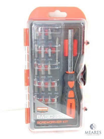 New Birchwood Casey Gunsmith Screwdriver Set In Hard Case