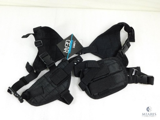 New Ambidextrous Shoulder Holster with Double Mag Pouch