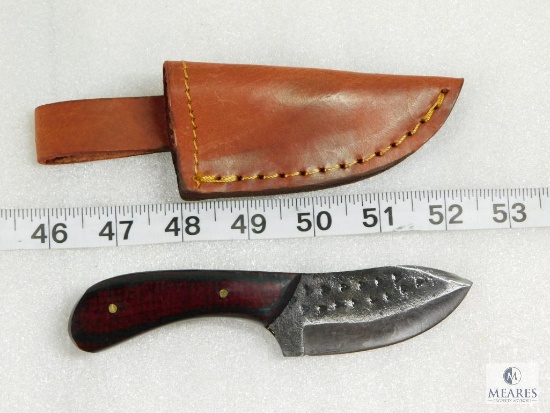 New Fixed Blade Hunter with Leather Carry Sheath