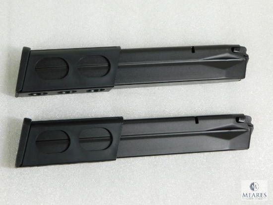 Two New 30 Round 9mm Pistol Magazine Fits Beretta 92FS and Carbine Rifles