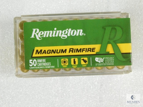 50 Rounds Remington .22 Magnum Ammo. 40 Grain Hollow Point