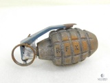 Inert De-Milled Pineapple Type Hand Grenade