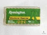 50 Rounds Remington .22 Magnum Ammo. 40 Grain Hollow Point