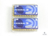 100 Rounds Federal .22 Magnum Ammo. 40 Grain FMJ