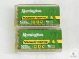 100 Rounds Remington .22 Magnum Ammo. 40 Grain Hollow Point