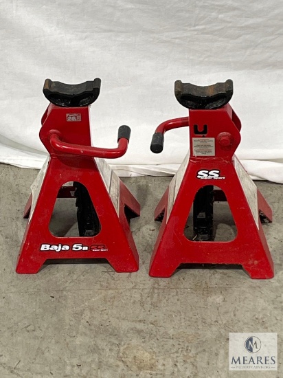 Set of Autocraft Two-Ton Ratcheting Jack Stands