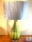 Lime Green Glaze Ceramic Base Table Lamp 33