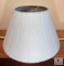 Off White Box Pleat Empire Lampshade 15