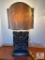 Classico Medallion Base Table Lamp with Tan Single Sided Shade 28