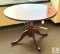 Round Wood Pedestal Table 42