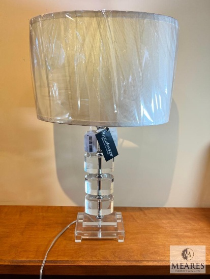 Regina Andrew Crystal Segmented Ovals Table Lamp 28"