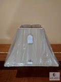 Oatmeal Linen Lamp Shade Square Center Bell 9