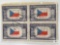 # 910 - 1943 Overrun Countries: 5c Flag of Czechoslovakia Set of Four Stamps