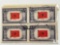 # 918 - 1943 Overrun Countries: 5c Flag of Albania, Set of Four Stamps