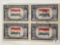 # 913 - 1943 Overrun Countries: 5c Flag of Netherlands Set of Four Stamps