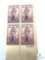 # 777 - 1936 3c Rhode Island Tercentenary, Roger Williams Plate Block of Four Stamps