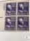 BK101 - 1938 73c Thomas Jefferson Plate Block of Four Stamps