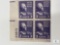 BK101 - 1938 73c Thomas Jefferson Plate Block of Four Stamps