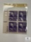 BK101 - 1938 73c Thomas Jefferson Plate Block of Four Stamps