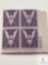 #905 1942 3c Win The War Plate Block of Four Stamps
