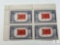 #918 1943 5c Overrun Countries Albania Plate Block of Four US Stamps