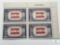 #919 1943 5c Overrun Countries Austria Plate Block of Four US Stamps