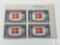 #920 - 1943 Overrun Countries: 5c Flag of Denmark Block of Four Stamps
