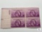 #927 - 1945 3c Florida Statehood Plate Block of Four Stamps