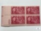 #931 - 1945 2c Roosevelt and Little White House Plate Block of Four Stamps