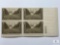 #934 - 1945 3c US Armed Forces: Army Plate Block of Four Stamps