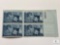 #938 - 1945 3c Texas Statehood Plate Block of Four Stamps