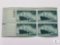 #939 - 1946 3c US Armed Forces: Merchant Marine Plate Block of Four Stamps