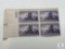 #950- 1947 3c Utah Centennial Plate Block of Stamps