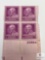 #953 - 1948 3c George Washington Carver Plate Block of Four Stamps