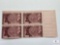 #955 - 1948 3c Mississippi Territory Plate Block of Four Stamps